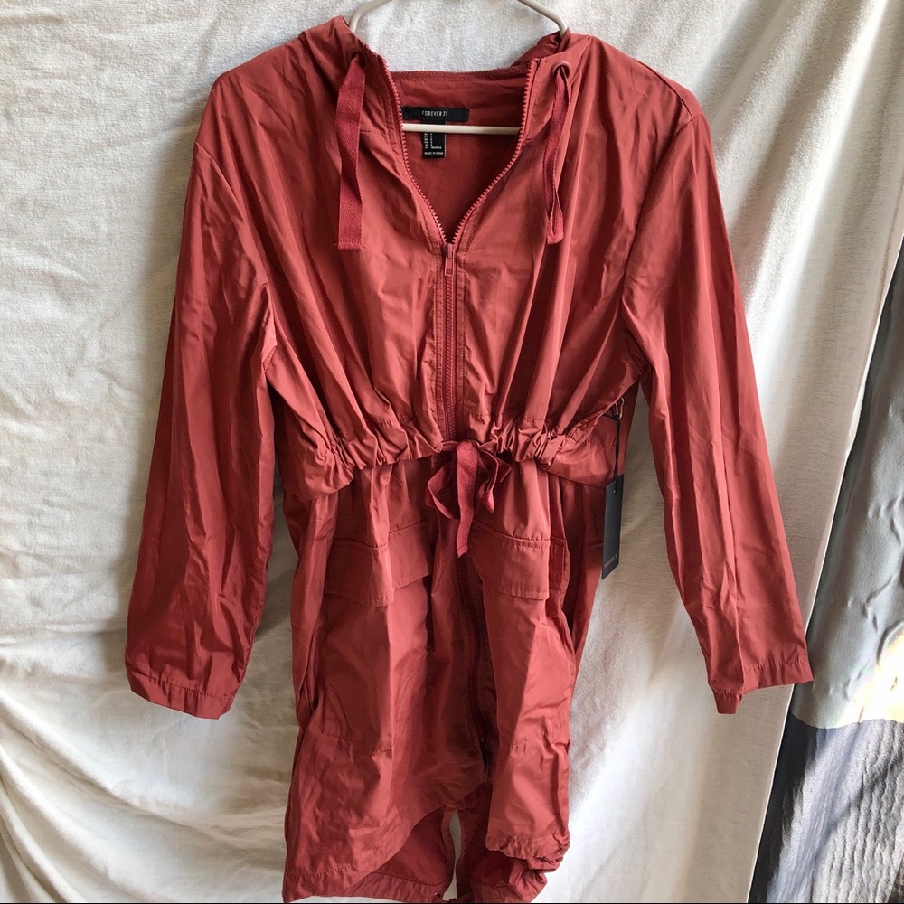 Women’s Forever 21 Burnt Orange Rain Coat